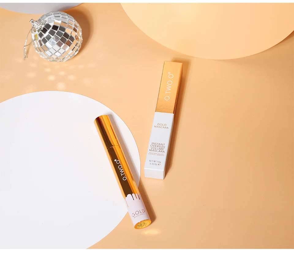 Guldfärgad mascara